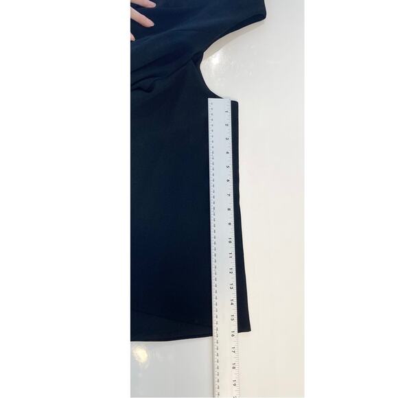 ALEXIS Blazer Jacket Kimono XL Black Wrap Tie Cut-Out Bell-Long-sleeve Lined - Picture 15 of 16